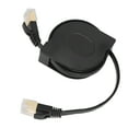 thumbnail image 2 of Cable retráctil Cat7 portátil de cobre plano Ethernet de alta velocidad de 1,5 metros, 2 of 14