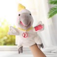 thumbnail image 4 of Simulation Soft Bird Parrot Plush Sleeve Hand Puppet Stuffed Doll Toy Kids Gift Green, 4 of 4