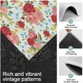 thumbnail image 3 of Pioneer Flower Floral Print Pattern Kitchen Rugs Sets Of 3,Kitchen Runner Rugs Non Skid Washable,Decorative Kitchen Floor Mats for Kitchen,Sink,Laundry,17"x30"+ 17"x47" + 17"x59", 3 of 6