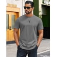 thumbnail image 5 of COOFANDY Big and Tall Shirts for Men Cotton T-Shirts Short Sleeve Plain Casual Tees Crew Neck T Shirts, 5 of 6