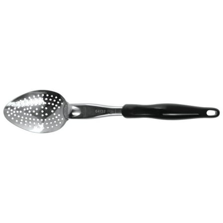 Vollrath (64132) 13-13/16" Heavy-Duty Stainless Steel Perforated Basting Spoon