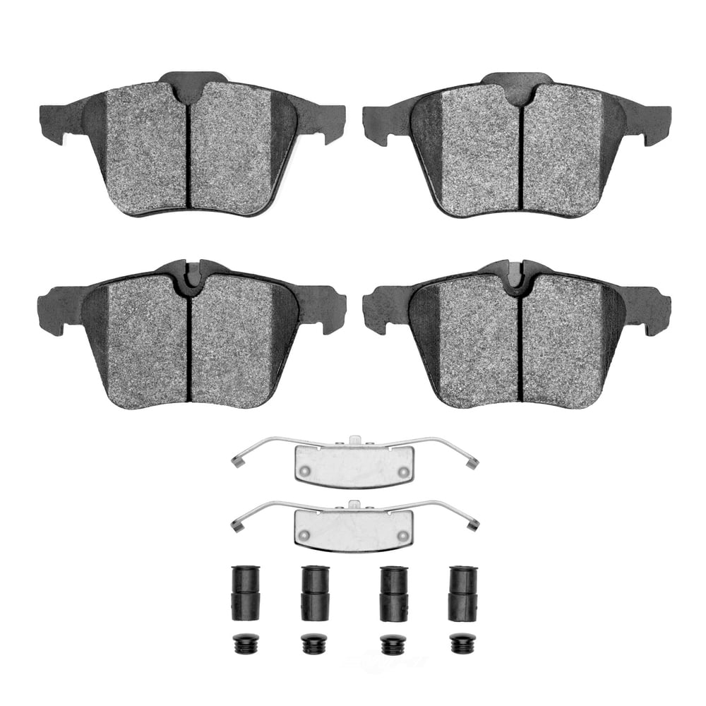 Dynamic Friction Company 1600-1240-01 DFC EURO 5000 Ceramic Brake Pads and Hardware Kit