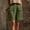 Army Green, variant on Womens Cargo Shorts Bermuda Plus Size Casual Workwear Bag Linen Wide Leg Shorts Summer Casual Shorts Black M