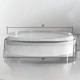 thumbnail image 4 of CiaoHER 2in Thickness Acrylic Disc Display Block Clear Polished Round Pedestal Stand Riser (10'' x 2''), 4 of 4