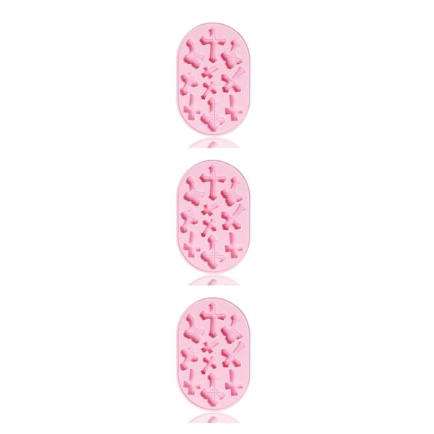 Wosthever Molde antiadherente de silicona para Fondant de 10 ranuras, molde para caramelos y Chocolate, moldes de resina epoxi, accesorio de Type1 NO1