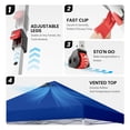 thumbnail image 4 of CROWN SHADES 10x10 Pop Up Canopy Tent with One Push Setup Easy Outdoor Sun Shade for Events, Parties, Camping Navy Blue, 4 of 8