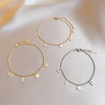 thumbnail image 2 of Corea nueva moda letra estrella colgante pulsera mujer Simple Vintage acero inoxidable pulsera lujo Original joyería Accesorios Tan Jianjun unisex, 2 of 2