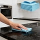 thumbnail image 4 of Paquete de 2 paños de limpieza de microfibra gruesos para platos de cocina, toallas de cocina, estropajos reutilizables altamente absorbentes para platos, encimeras, coches, vidrios, muebles, paños de, 4 of 6