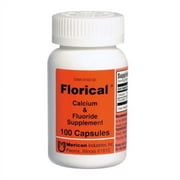 Florical Calcium And Fluoride Supplements By Mericon Industries - 100 Capsules