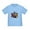 Baby Blue, variant on - Pugs Ninja T Shirt Toddler T Shirt - Cute Toddler T-Shirt, 100% Cotton