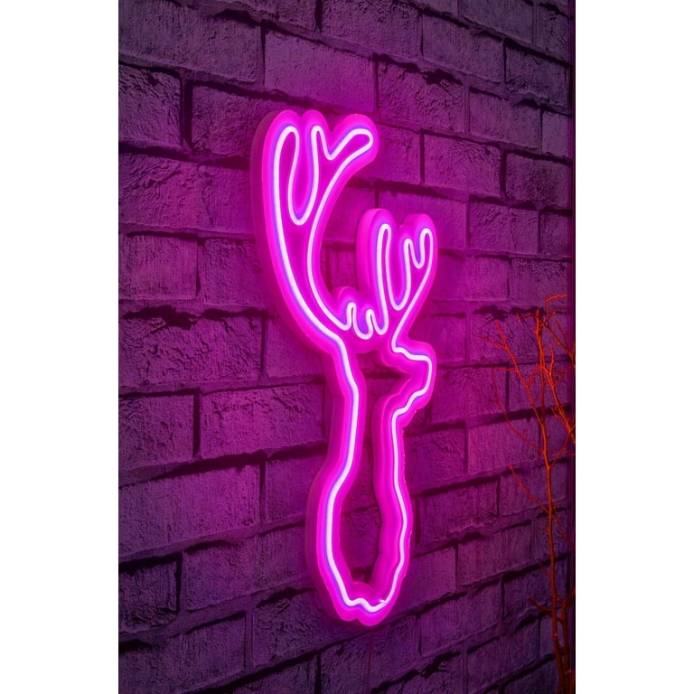 Christmas Neon Sign, Deer Neon Light, Handmade good Neon Sign