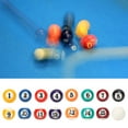 thumbnail image 3 of Fdit 16 Pcs Résine Écologique Mini 2.5CM Jouet de Billard pour Enfants Accessoire de Table de Billard, 3 of 8