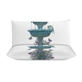 thumbnail image 3 of 3 Pcs Soft Bedding Set, Includes 1 Duvet Cover with Zipper And 2 Pillow Shams,Little Fountain King(102"×90"), 3 of 8