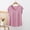 Pink, variant on Liweisiy Women's Cap Sleeve Tees V Neck Multi Color Layering Breathable Pajama Shirts Classic Loose Soft Sleep Tops Blue L
