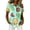 Light Blue, variant on Fgvctg Women's Hawaiian Shirts Casual Short Sleeve Button Down Shirts Summer Beach Shirt Dressy Tropical Printed Tops Lightweight Holiday Outfits Gold XL