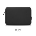 thumbnail image 3 of Sonducket Bolsa para tableta de 14/15/17 pulgadas, forro polar electrónico, funda para portátil, ratón, Notebook, estuche de transporte, Bolsas de mensajero y de hombro Negro 15-17 pulgadas, 3 of 6