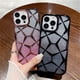 thumbnail image 2 of Luxury Colorful Plating Border Gradient Glitter Silicone Soft Case For iPhone 14 Pro Max 15 13 12 11 Clear Shockproof Back Cover, 2 of 5