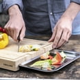 thumbnail image 2 of ZWILLING BBQ+ Bamboo Cutting Board with Tray, 2 of 6