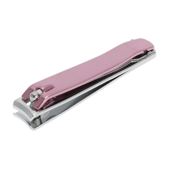 Unique Bargains 1pc Large Nail Clippers for Toenails and Fingernails 3.15" Length Pink