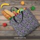 thumbnail image 5 of Balery Purple Butterflies Bolsa de Mano para Mujeres con Cremallera, Bolsa de Gimnasio con Compartimentos, Bolsa para Laptop, Bolsa para Trabajo, 5 of 7