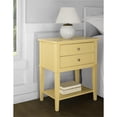 thumbnail image 4 of Franklin Accent Table with 2 Drawers, Yellow, 4 of 7