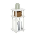 thumbnail image 5 of Furinno JUST 3-Tier Turn-N-Tube Curve End Table in Side Table in White/White, 5 of 6