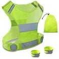 thumbnail image 1 of Gilet Réfléchissant Haute Visibilité Réglable avec Bracelets Réfléchissants Équipement de Sécurité pour Cyclisme de Nuit Jogging, 1 of 8