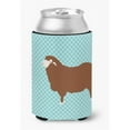 thumbnail image 1 of Carolines Treasures BB8155CC Merino Sheep Blue Check Can or Bottle Hugger, 1 of 1