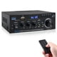 thumbnail image 1 of Receptor amplificador de audio estéreo para el hogar 300Wx2 Bluetooth 5.0, 1 of 8