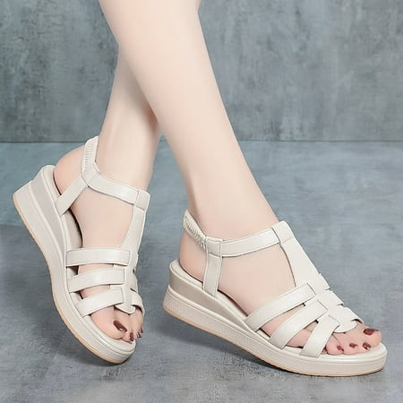 

Mother Sandals Soft Soft Sole New Non-slip Comfortable Mother Shoes Middle-aged and Elderly Summer Women‘s Shoes
