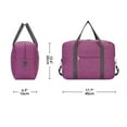 thumbnail image 6 of For Spirit Airlines Personal Item Bag 18x14x8 Foldable Travel Duffel Bag Underseat Tote Carry on Luggage Duffle Overnight with Shoulder Strap, 6 of 6