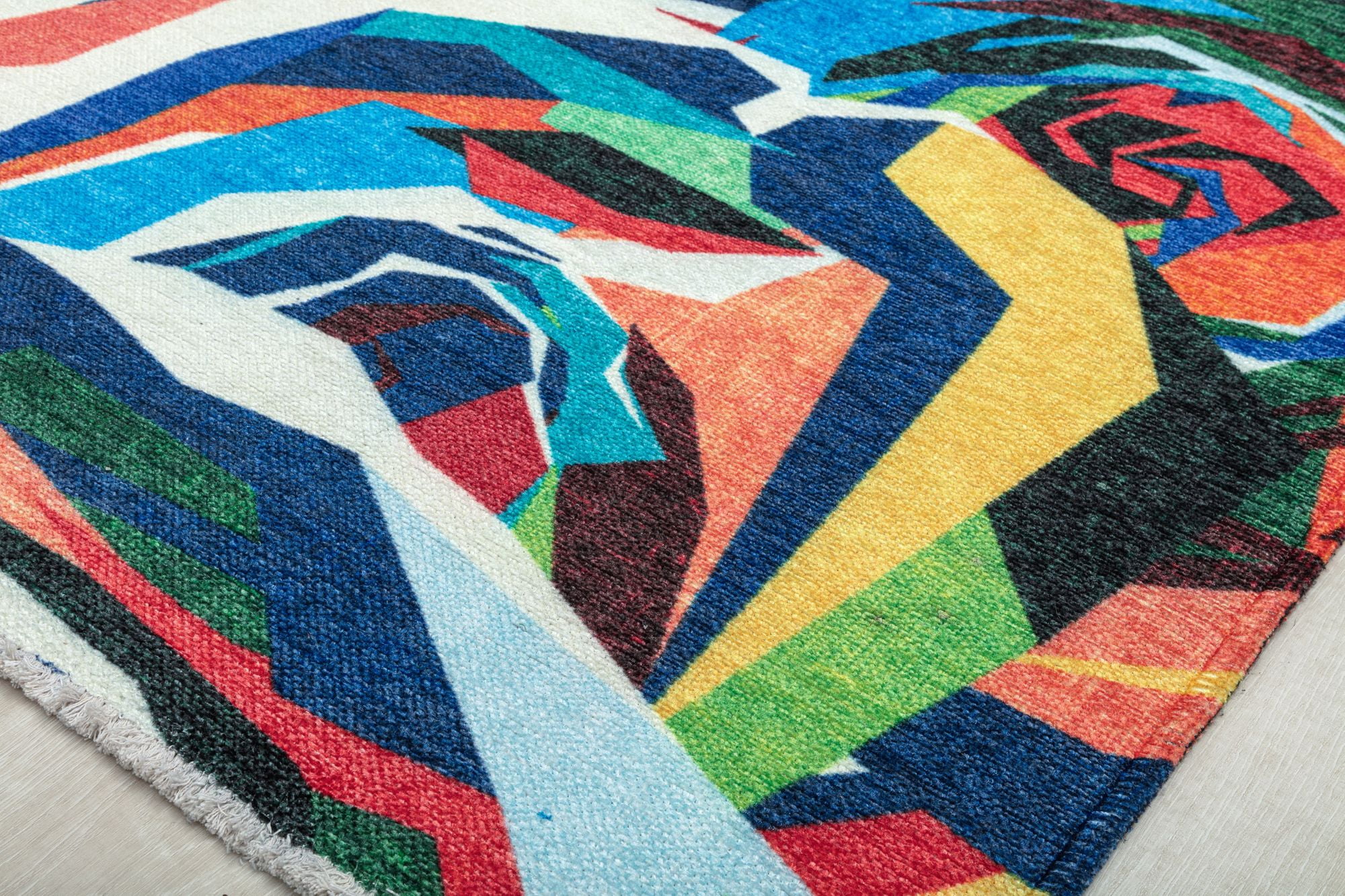 Elizabeth Sutton MI20A Coming Up Roses Abstract/Floral Modern Multicolor Area Rug, 7'10"X10'0"