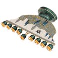 thumbnail image 4 of BRIGHTFUFU Candelera de Menorah Candelabra Candelabra Hanukkah Candelador para decoración del hogar, 4 of 8