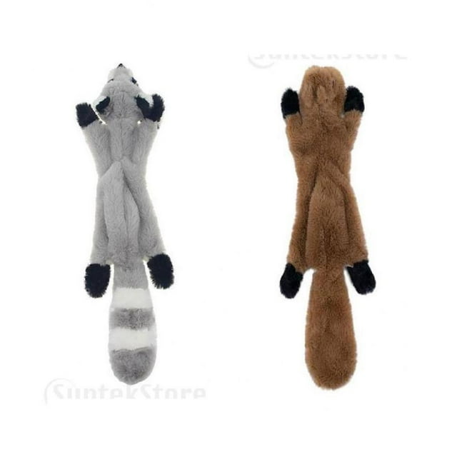 Chirrido divertido,perro remolcador juguete tira y afloja Animal de peluche suave,Juguete remolcador chirriante para perros Tough Durable Tug Toy,Juguetes para perros grandes rellenos vacíos