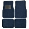 BDK Car Floor Mats 4 Pieces Carpet Protection - Universal Fit for Car, SUV, VA & Truck, Front & Rear