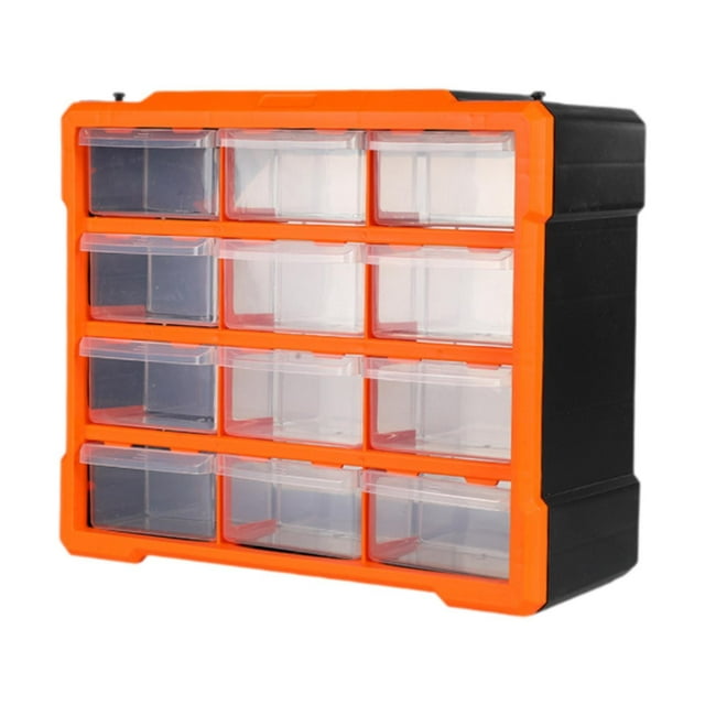 Organizador de herramientas pequeñas, mini organizador de cajones, caja de almacenamiento multiusos para componentes de oficina, suministros de arte,