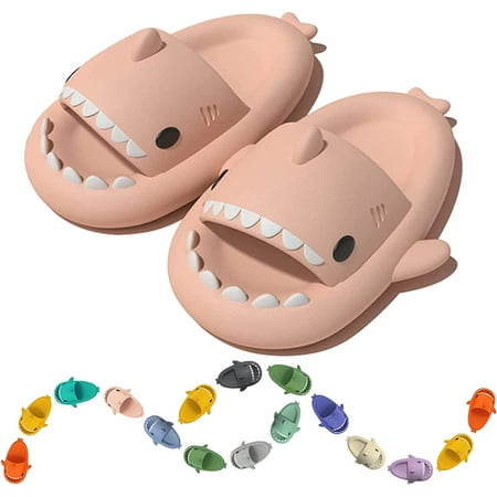 

Shark Slippers for Women Men Cute Cartoon Cloud Shark Slides Unisex