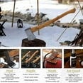 thumbnail image 4 of 1844 Helko Werk Germany Classic Tasmania Competition Axe - Made in Germany Timber Sporting Axe, Wood Chopping Axe, Racing Axe for Timber Sport - Head 4lbs, Handle 31in (Tasmania) #10498, 4 of 9