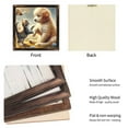 thumbnail image 6 of Room Decor Art Prints: Cute Dog Cat Wooden  Art Prints  for Gift Home Wall Decor for Living Room, Kitchen, Bedroom And Office. Vintage  08×08inch(20×20cm), 6 of 8