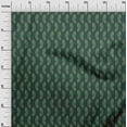 thumbnail image 2 of oneOone Viscose Jersey Teal Green Fabric Leaves & Paisley Block Sewing Fabric By The Yard Printed Diy Clothing Sewing Supplies 60 Inch Wide, 2 of 5
