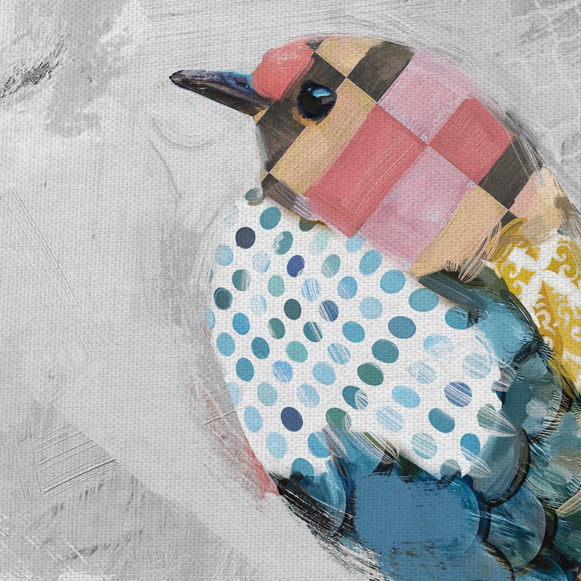 Masterpiece Art Gallery Flight Patterns IV Bird By Studio Arts Canvas Art Print 12" x 12"