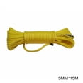 thumbnail image 1 of 4mm*15m 5mm*15m 6mm*15m Synthetic Winch Rope Towing Rope Winch Line Synthetic Winch Cable Plasma Rope For ATV UTV SUV ,Easy to Use, 1 of 5