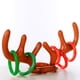 thumbnail image 4 of 2PC Inflable Reno Hat Antler Ring Toss Set - Tamaño grande, correa ajustable, 8 anillos de lanzamiento - para los juegos de la fiesta de Navidad, 4 of 6