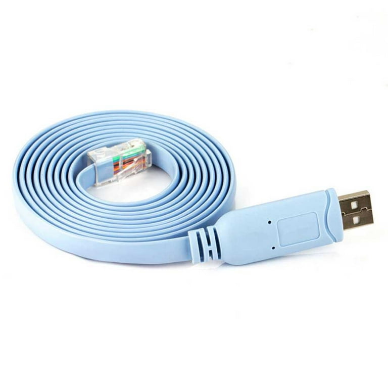 USB Cisco Console Cable, Rollover Cable