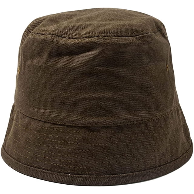 LinYooLi Bucket Hat for Women Spring Summer Suede Irregular Flat Top Bucket Cap Solid Color Fisherman Hats Outdoor Travel