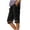 *Black, variant on VBVC Women's Cotton Capri Shorts,Ladies Pull-On Slit Sweatpants,Summer Lightweight Pants For Women,army green,Size M