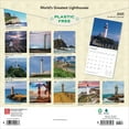 thumbnail image 2 of World's Greatest Lighthouses 2025 12 X 24 Inch Monthly Square Wall Calendar Foil Stamped Cover Plastic-Free (Wall), 2 of 9