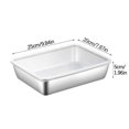 thumbnail image 2 of SUTENGDA Stainless Steel Thickened Preservation Box  Rectangular Fruit Box  Household Large Capacity Storage Box with Lid, 2 of 2