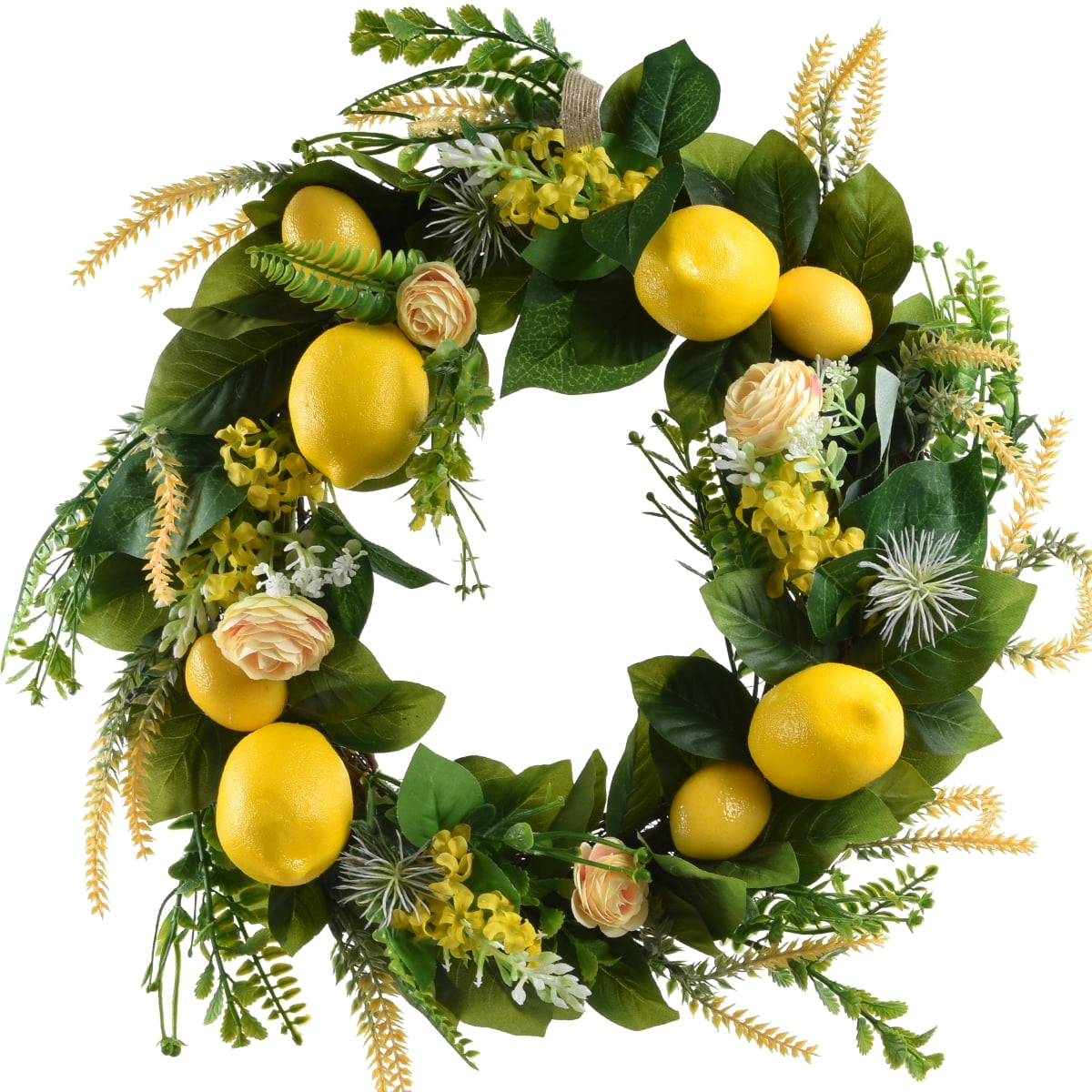 Lemon Beauty Spring Green Wreath 