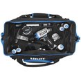 thumbnail image 3 of HART 16-inch Hard Bottom Tool Bag, Waterproof Base, Black and Blue, 3 of 5